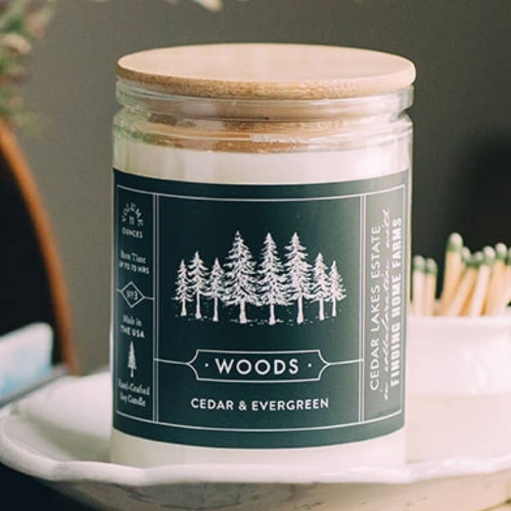 Finding Home Farms - Wholesale Jar/Filled Candle - Soy Candle, Woods, Woody Scent3