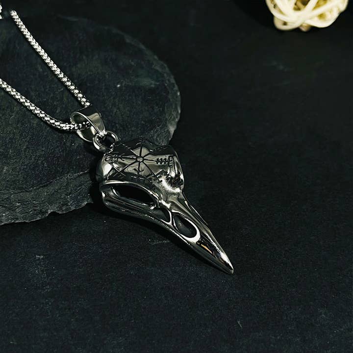 Eagle Beak Viking Titanium Pirate Titanium Steel Necklace for wholesale by GemMeet