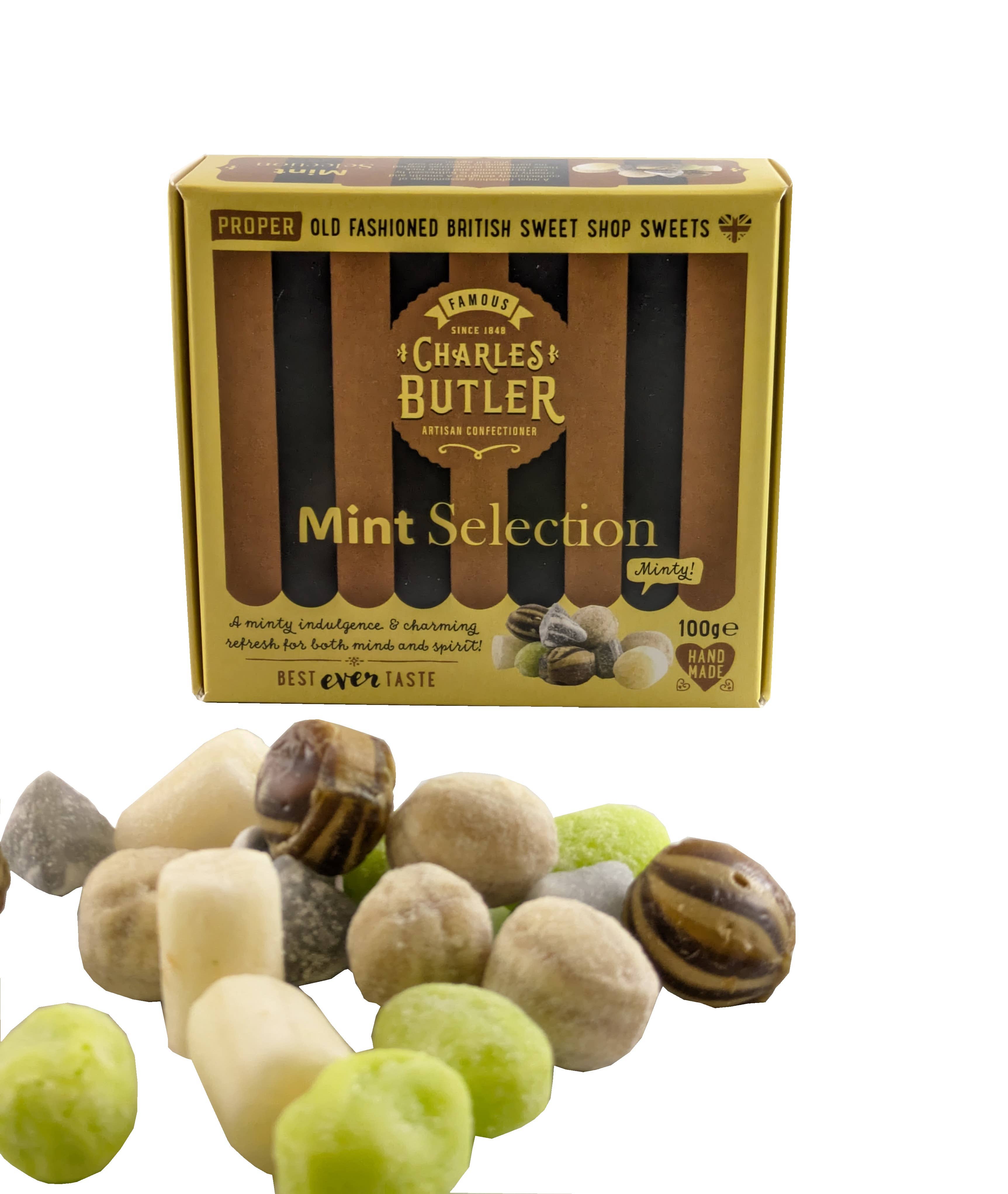 Charles Butler – wholesale Boiled sweets – Charles Butler Mint Selection 100g1