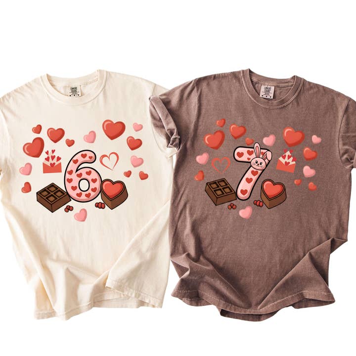 Valentine 6-7 Pregnancy Announcement T-Shirt& Sweatshirt for wholesale by Glaime