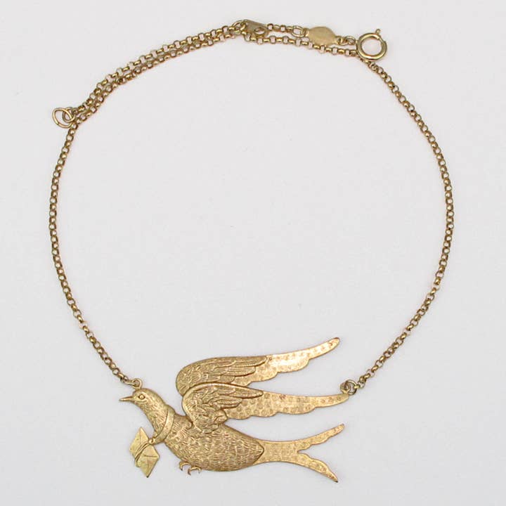 Billet-Doux- "Sweet note" Necklace for wholesale by La Vie Parisienne