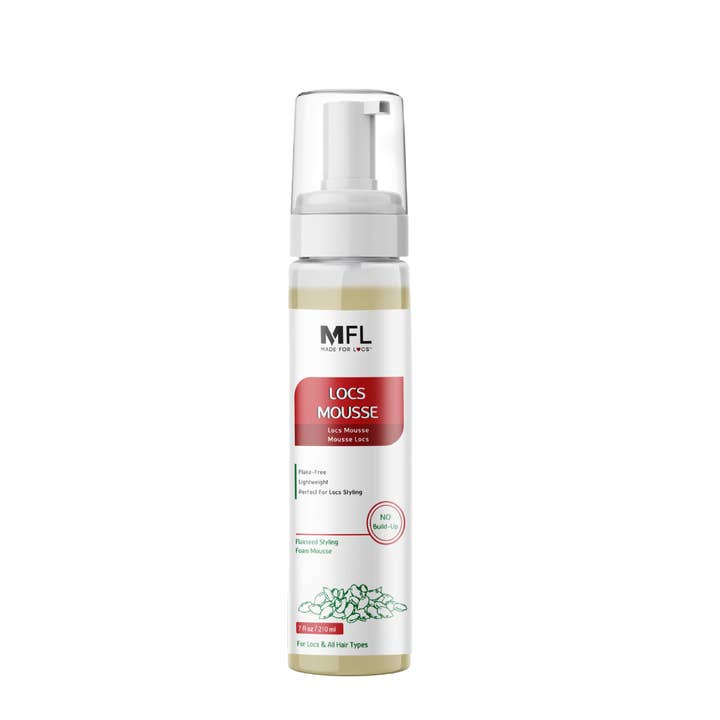 Made For Locs - Wholesale Hair Styling Gel/Mousse - Locs Styling Flaxseed Mousse | 7 oz