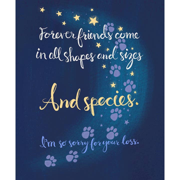 M. Kind Papersmith – wholesale Sympathy card – Loss Of A Pet Sympathy (Sale)1