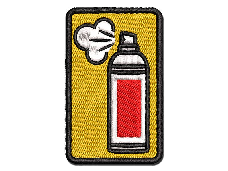 Sniggle Sloth - Wholesale Patch - Aerosol Can Spray Paint Hair Spray Multi-Color Embroidered Iron-On Patch Applique0