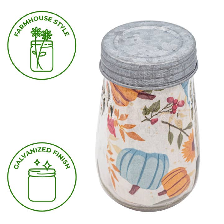 Mason Jar Lifestyle - Wholesale Jar - Galvanized Vintage Reproduction Mason Jar Lids 4 Pack