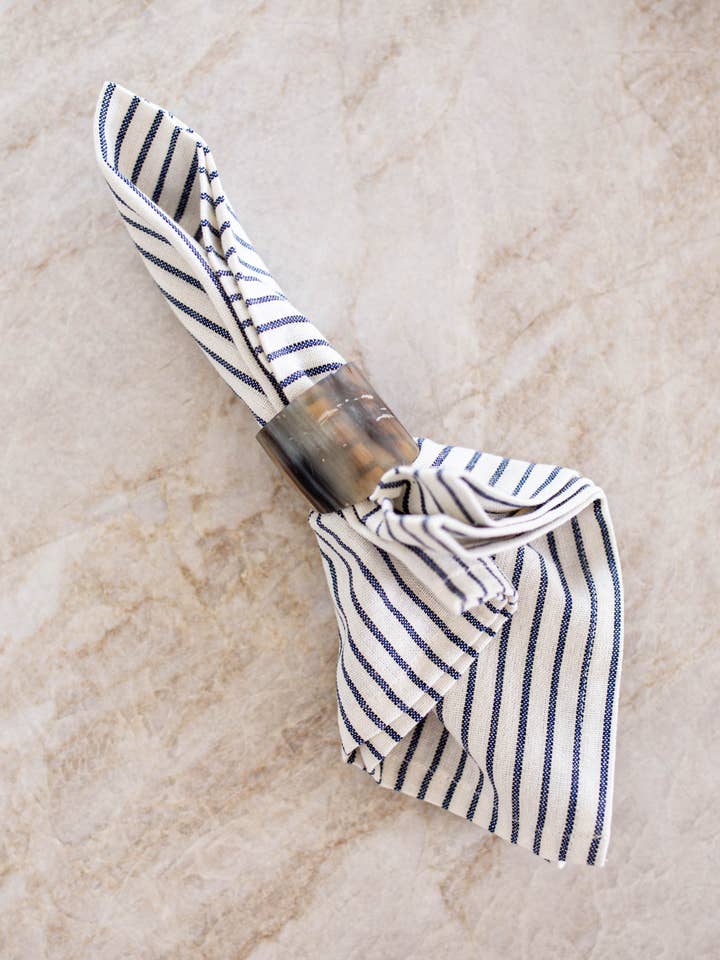 Recycled Horn Napkin Rings  for wholesale by Luxe B Co