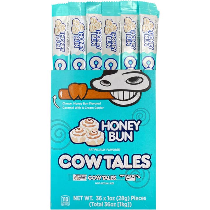 Cow Crack Wholesale - Wholesale Hard Candy - Cow Tales Honey Bun Convertible Box