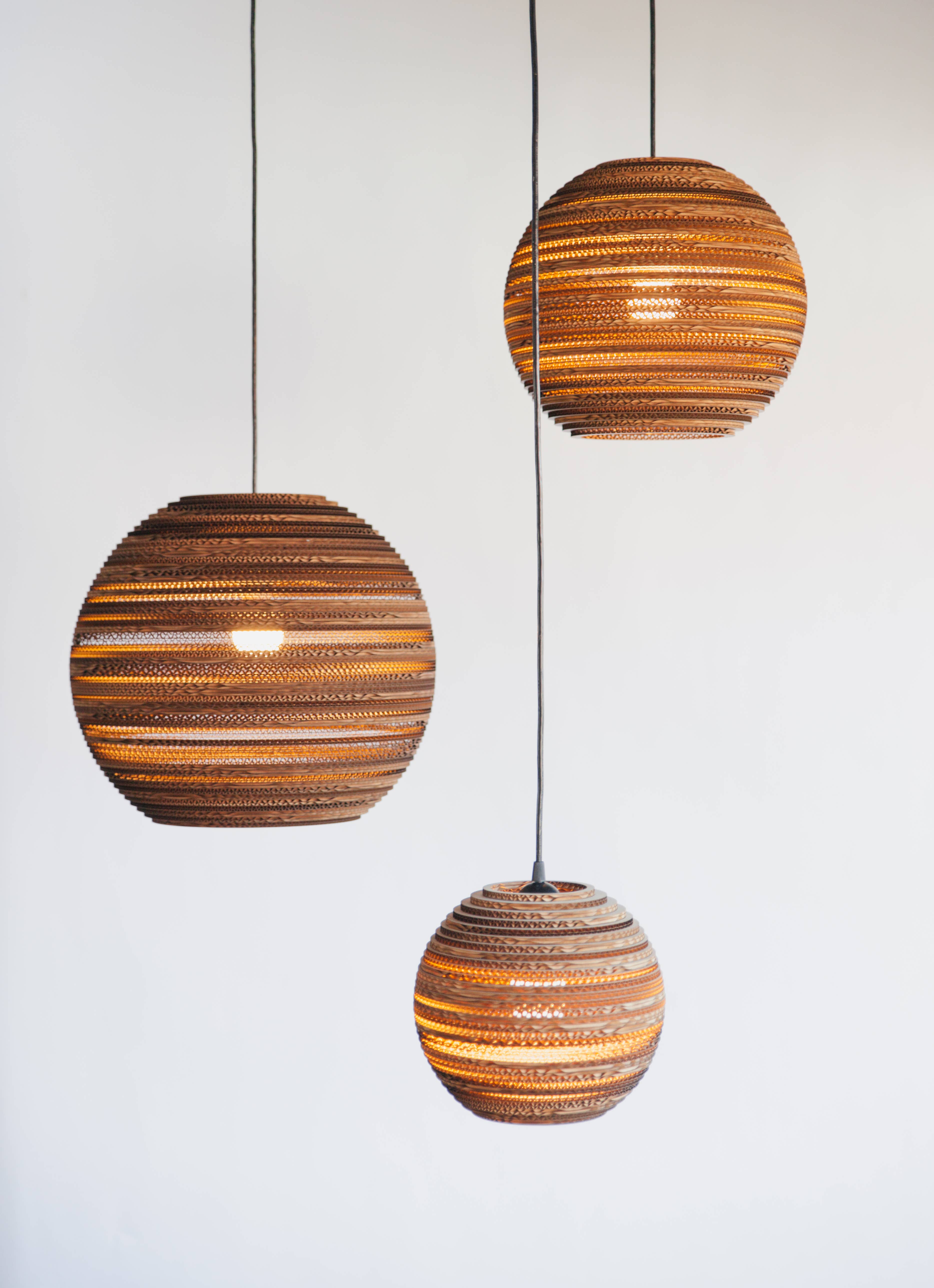 VANMOKUM - Vente Lustre/Suspension - Luminaires suspendus artisanaux GRAYPANTS Scraplights Moon33