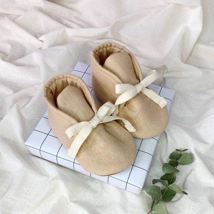 Little Tijn - BohoPanna NL - Wholesale Schoentjes/slofjes - Baby - Hi-Top babyslofjes van biologisch katoen