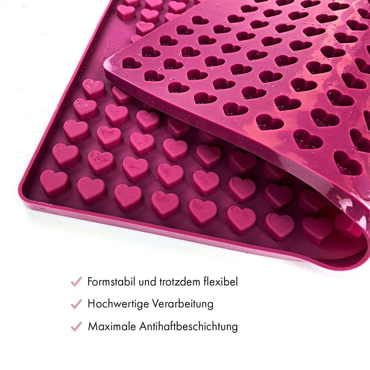 Collory – snacks e guloseimas - Cão por atacado – Tapetes de silicone para assar em formato de coração (mini e médio)29