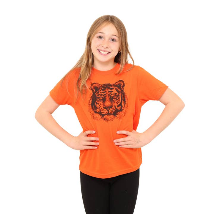 Kids Tiger T Shirt for wholesale by Slow Loris