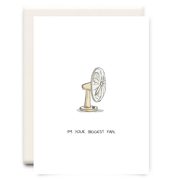 Grootste Fan | Felicitaties Wenskaart voor wholesale door Inkwell Cards