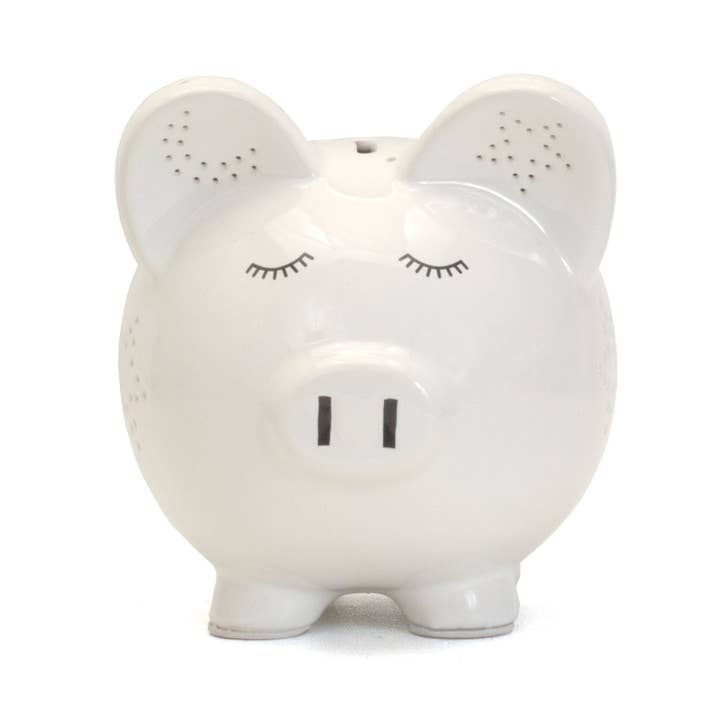 Child To Cherish® - Wholesale Money/Piggy Bank - Kids & Baby - White Night Light Piggy Bank1