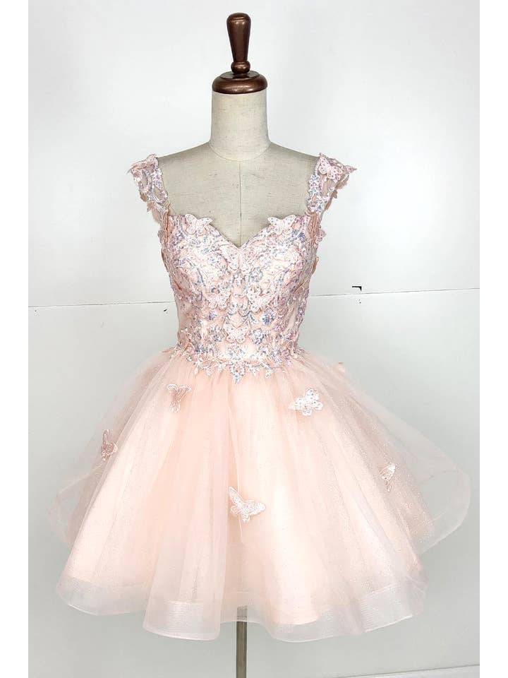 Chicas - Wholesale Dress - Women's - Over the Shoulder Dama Dress C330