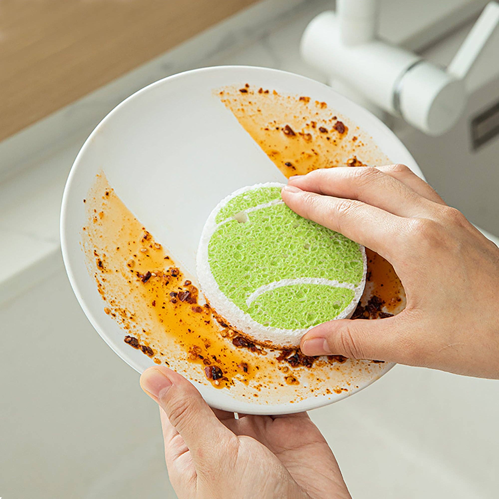 MinoCraft - Wholesale Dishcloth - Wood pulp dish sponge5