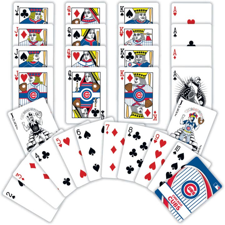 Masterpieces Puzzles - Wholesale Playing Cards - Chicago Cubs Playing Cards