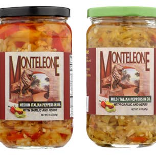 Monteleone Italian Peppers in Oil - Wholesale Pickled Vegetables - The Full Monte (Variety Pack) - 15 oz.0
