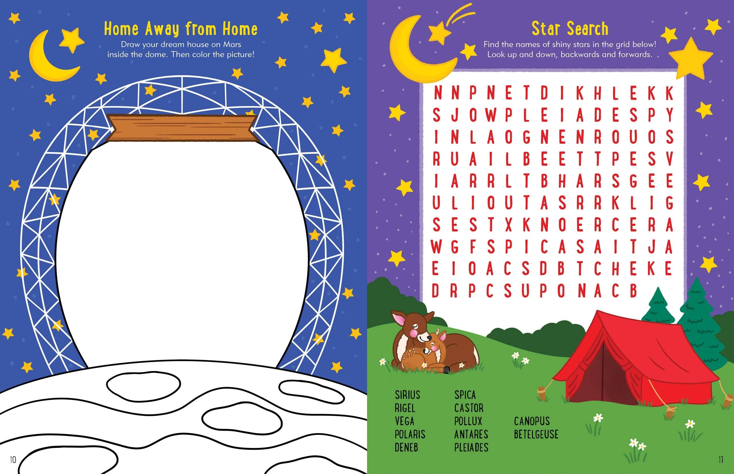 Peter Pauper Press - Wholesale Coloring & Activity Book - Kids & Baby - Outer Space Activity Book4