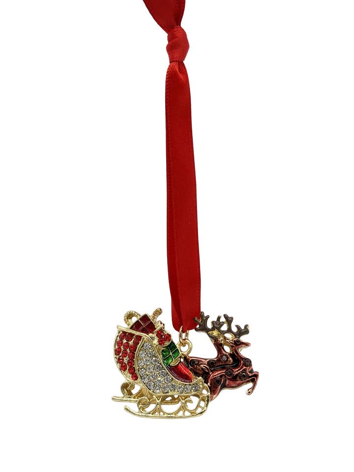 Decoração Diamante de trenó de Natal por atacado de Wildtouch