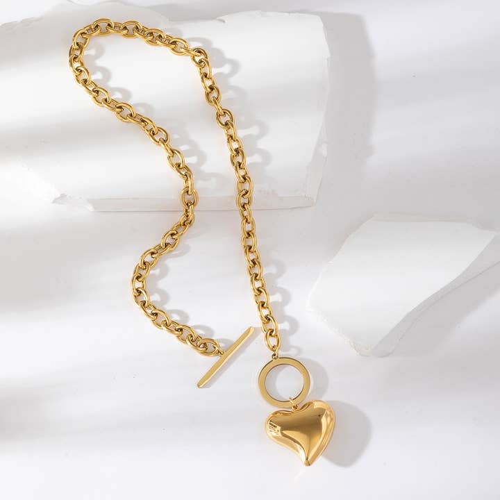 Lovelika - Wholesale Locket necklace - Heart Pendant Necklace - Amandine