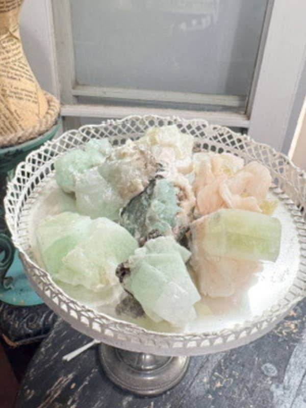 Green Apophyllite Cluster Crystal for wholesale by The House Of Gentry