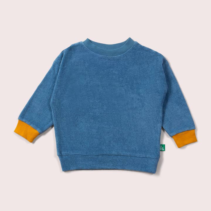 Blue Towelling Jumper for wholesale on Faire