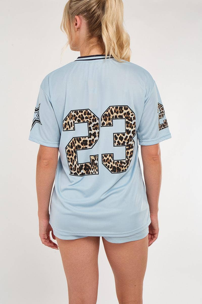 AX Labels - Wholesale Top & Short Set (NOT Loungewear) - Women's - Leopard Print 23 T-Shirt With Shorts Co-ord37