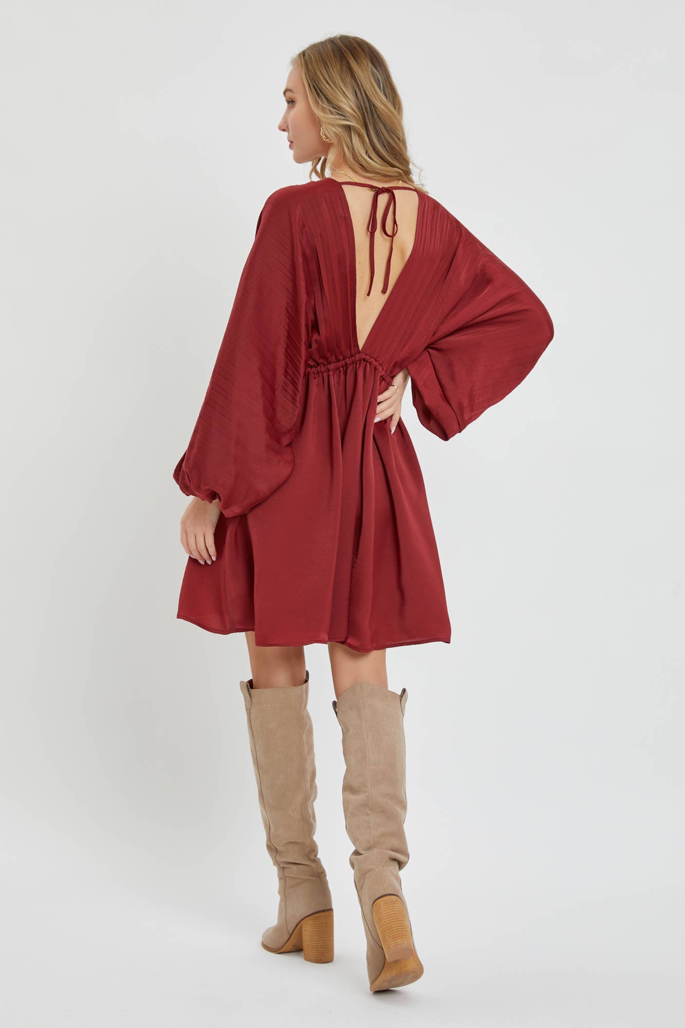 Sweet Lovely by Jen – Engroshandel Kjole - Dame – SATIN MINI KJOLE26