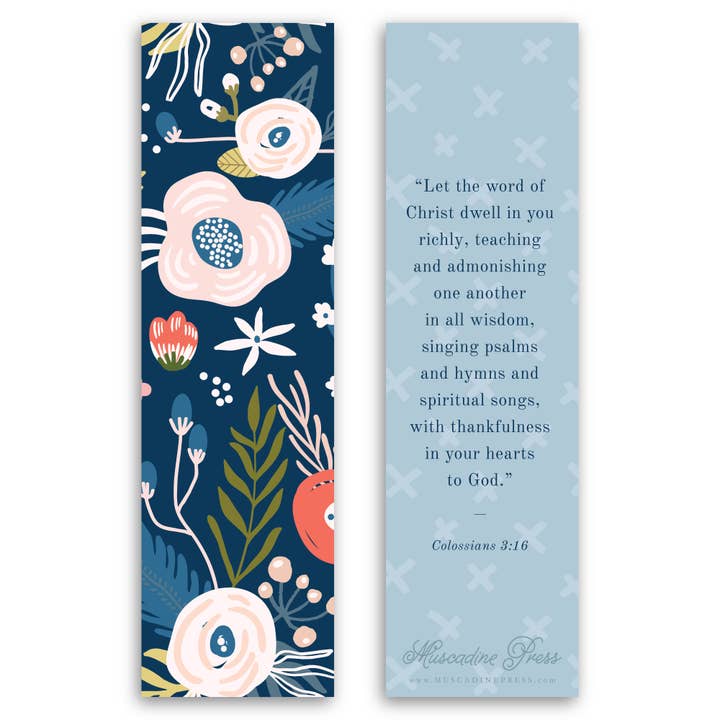 Muscadine Press - Wholesale Bookmark - Scripture Bookmark2