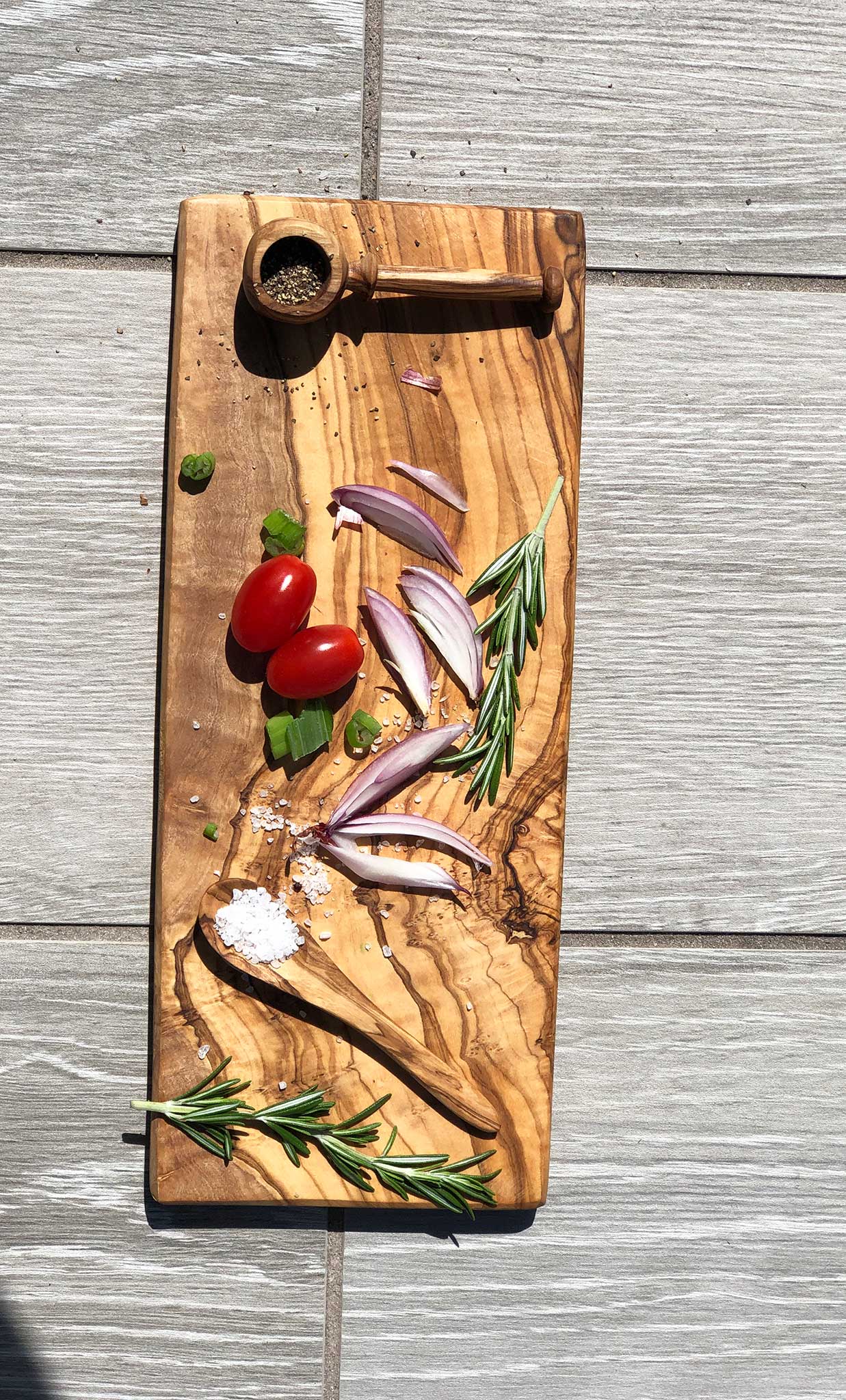 Scents and Feel - Vente Plateaux à fromage - Planche à fromage rectangulaire en bois d'olivier1