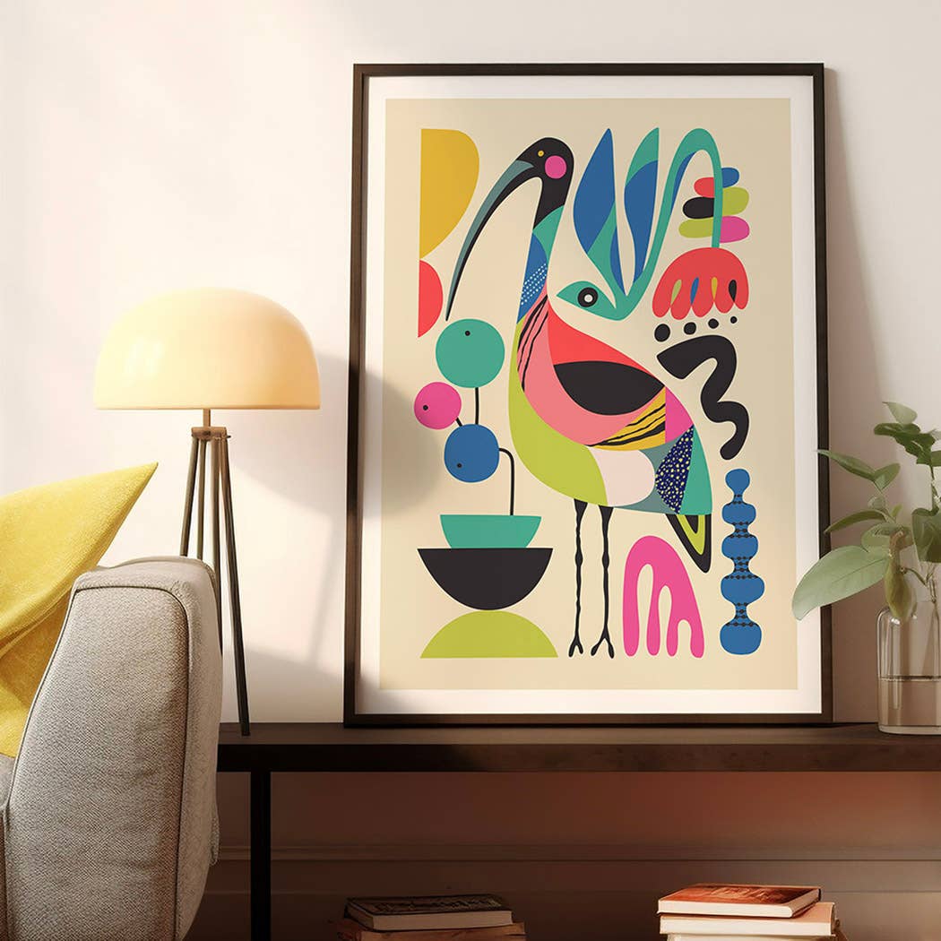 3 Birdies Studio - Wholesale Art print - Ibis Art Print0