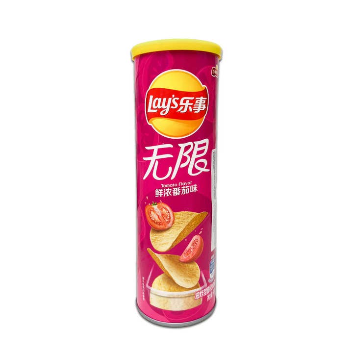 Lays Stax Tomato Flavor 90g (China) for wholesale by Global Bite Co