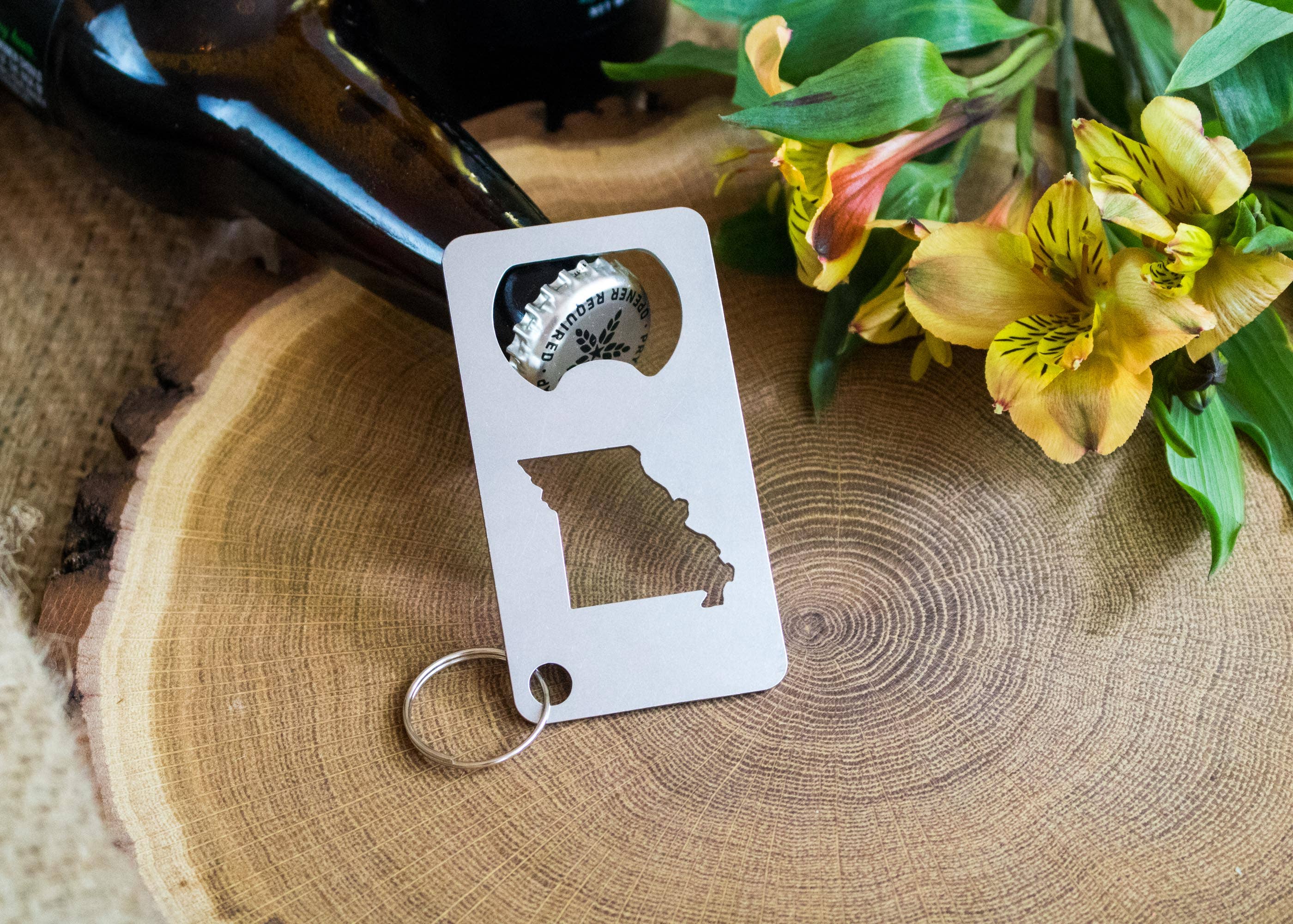 Iron Maid Art - Wholesale Bottle/Wine Opener - Missouri State Stainless Steel Beer Bottle Opener Gift7