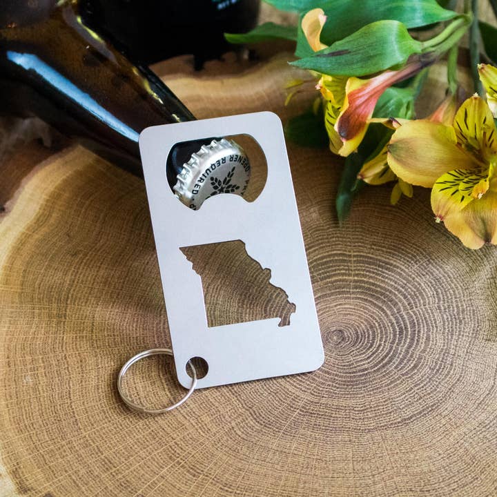 Iron Maid Art - Wholesale Bottle/Wine Opener - Missouri State Stainless Steel Beer Bottle Opener Gift7