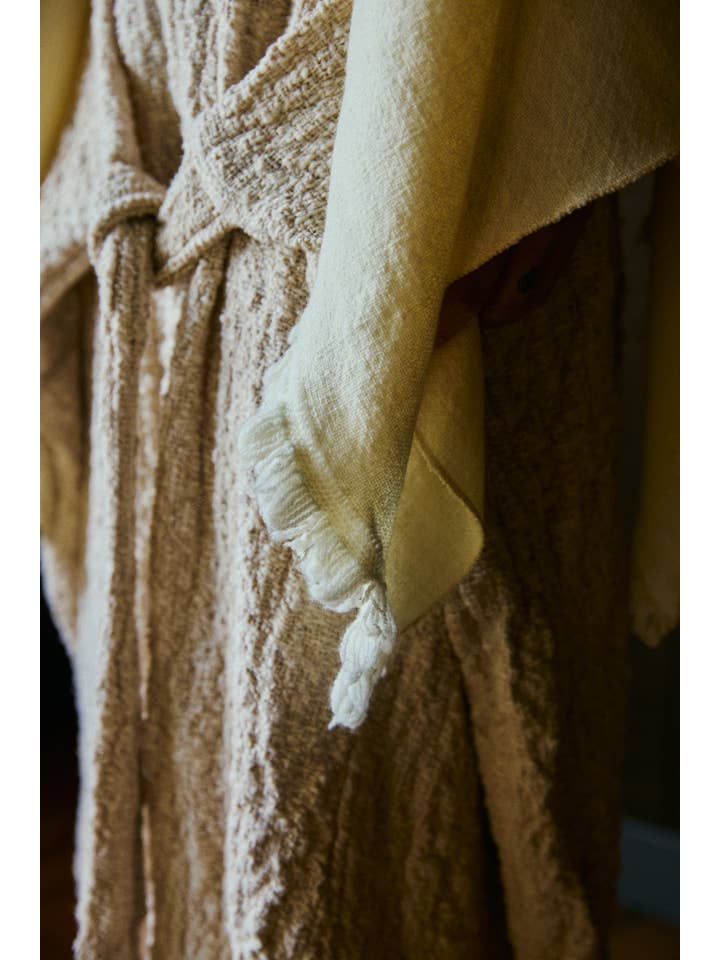 Herderin - Wholesale Skirt - Women's - Meisje Maxi A-line Tie Skirt in Organic Handwoven Cotton