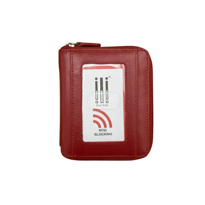 ili New York - Wholesale Wallet - Unisex - 7859 Leather Zip Around Wallet9