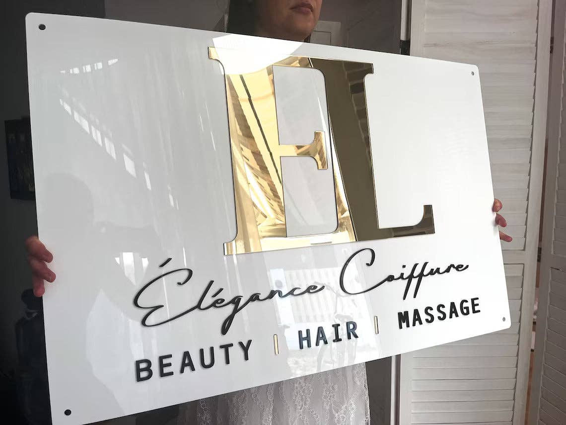 Lasartify - Wholesale Wall Sign - Rectangle Business sign3