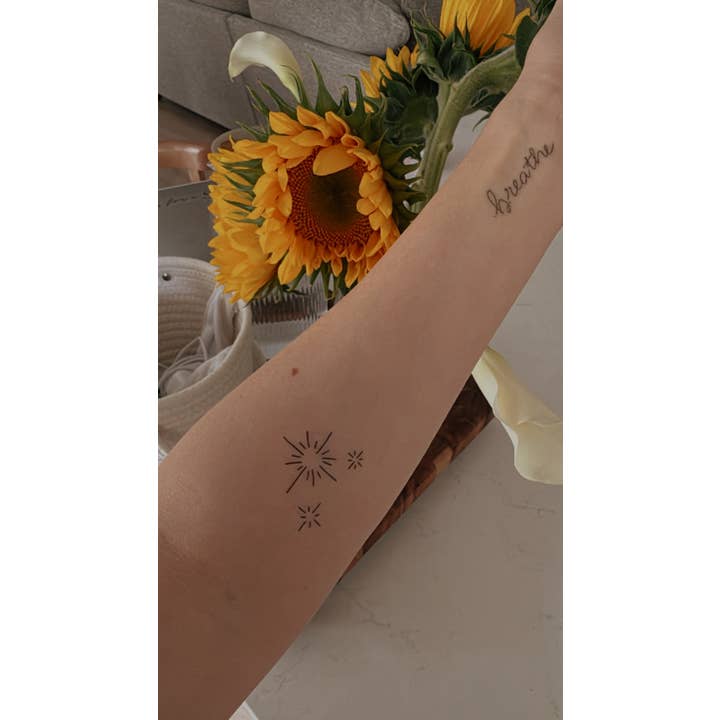 Sparkle Temp Tattoo | Skin and Hat Tattoo, Girly, birthday for wholesale by Words for a Season