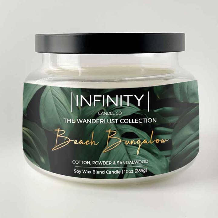Vela Beach Bungalow, colección Wanderlust para venta al por mayor de Infinity Candle Co