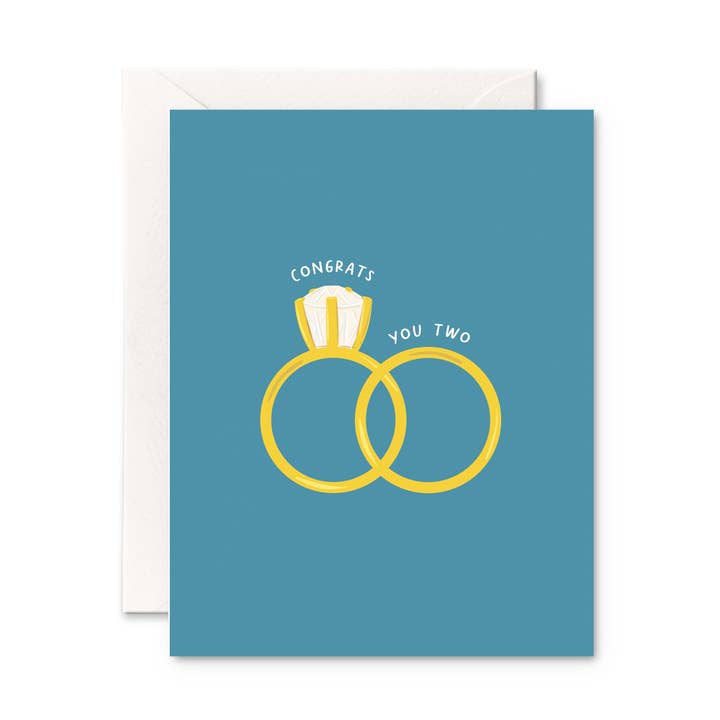 Congrats You Two Wedding Card for wholesale by Pretty by Her