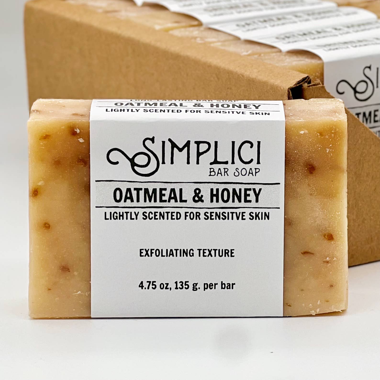 Simplici Soap Factory - Wholesale Bar Soap - SIMPLICI Oatmeal & Honey Natural Soap- for sensitive skin0