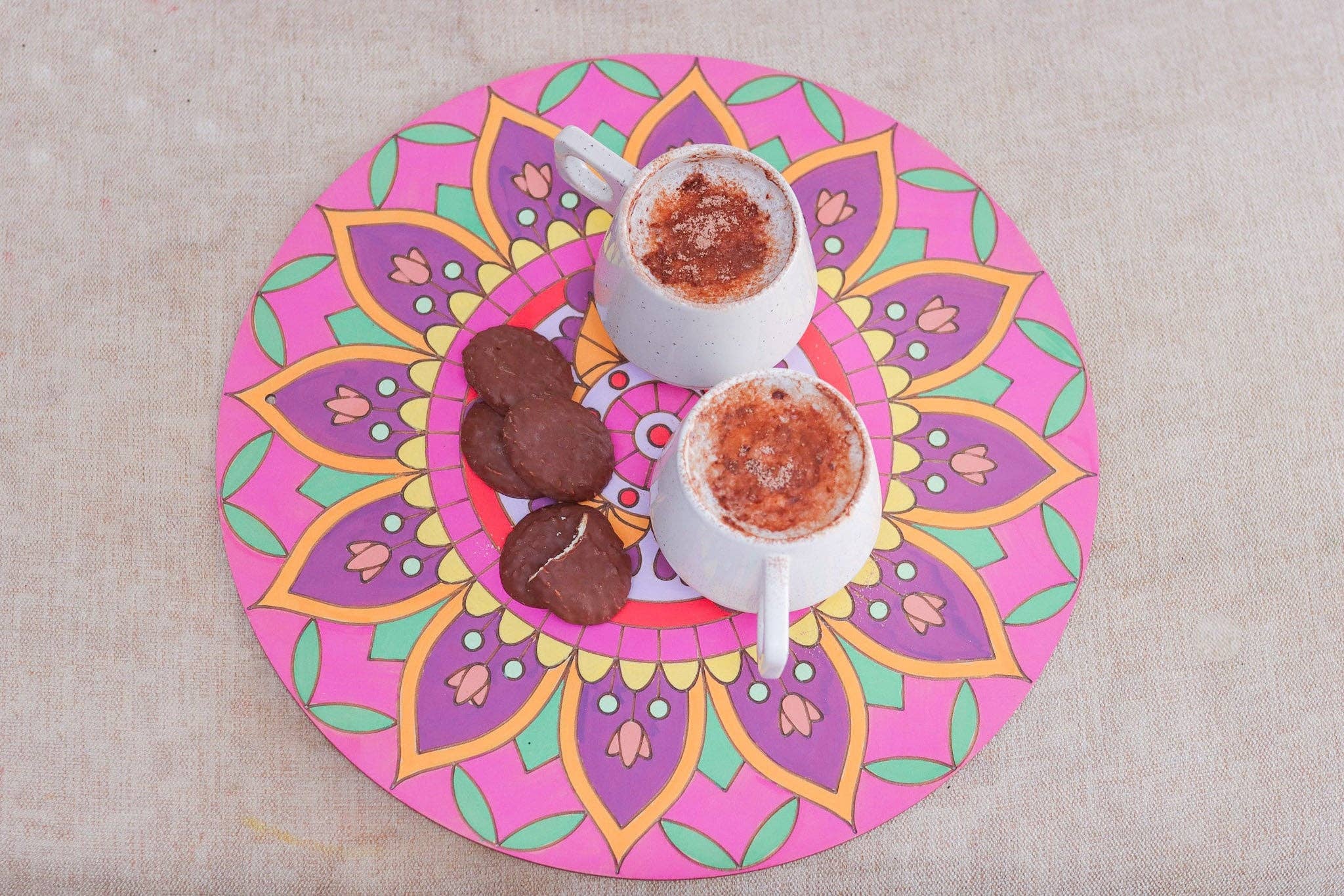 Life of Colour – wholesale DIY-pysselkit – Life of Colour Mandala-målningskit - Paket med 3 stycken (del 2, utan pennor)3