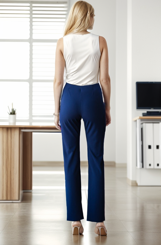 HEIMISH – Engroshandel Bukser - Dame – EP6721-10 SOLID STRAIGHT FIT BUKSER1