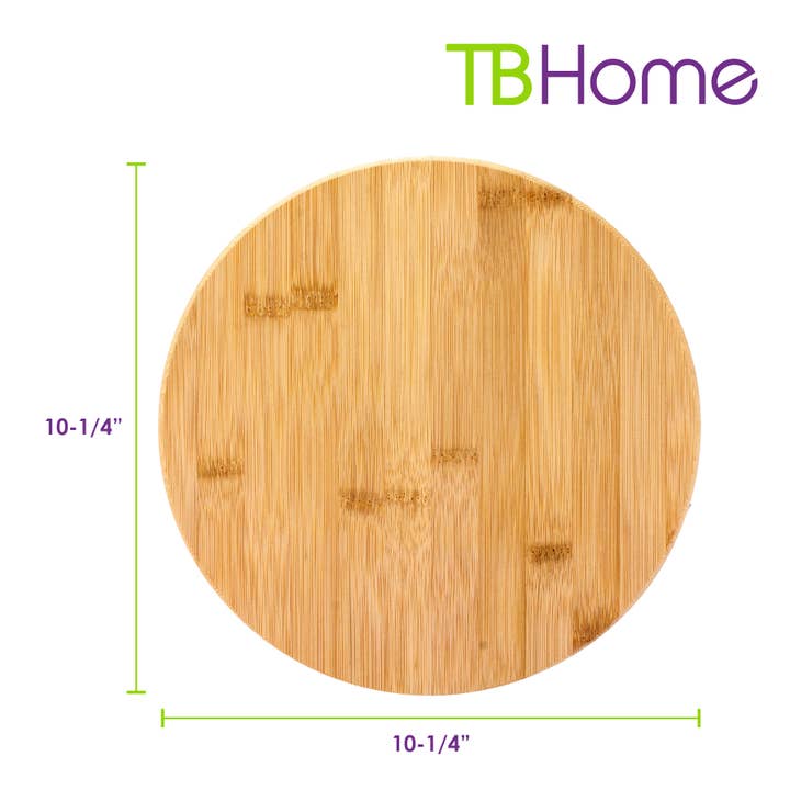 Totally Bamboo - Wholesale Lazy Susan - TB Home 10" Bamboo Lazy Susan Turntable4