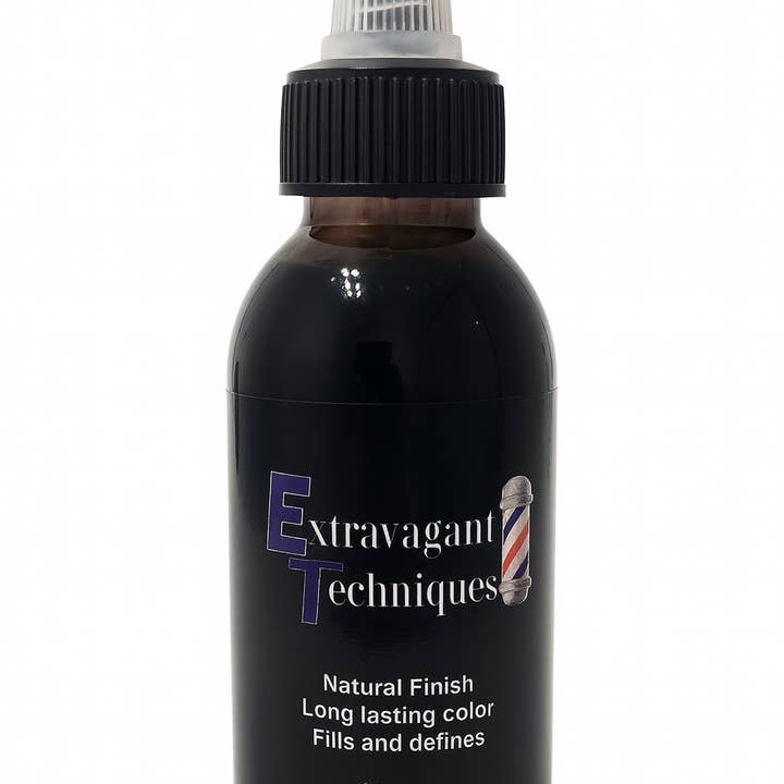 Extravagant Techniques Semi-Permanent Dye – Black Brown (2oz) | Natural Hairline Color Blend | Barber-Grade Depth & Definition for wholesale by Extravagant Techniques