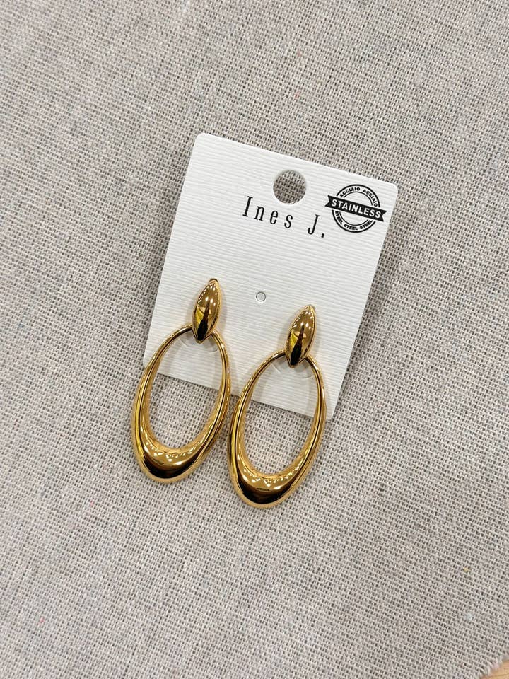 Pendientes de Óvalo Alargado para venta al por mayor de ADORA