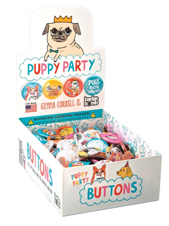 Caja de insignias para cachorros para venta al por mayor de Incognito