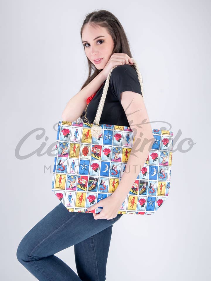 Loteria Stor Tygväska för wholesale av Cielito Lindo