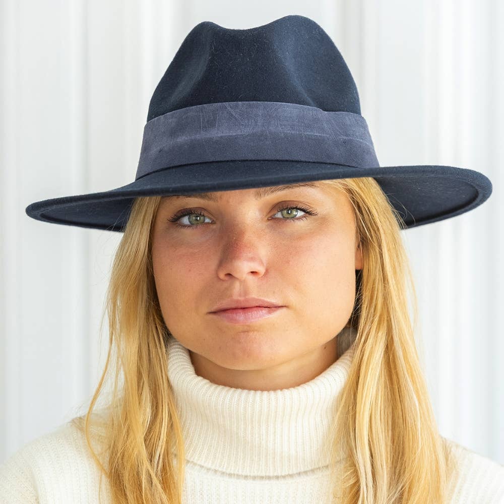 TRAVAUX EN COURS... - Wholesale Fedora - Unisex - WIDE BRIM HAT - leather braid13