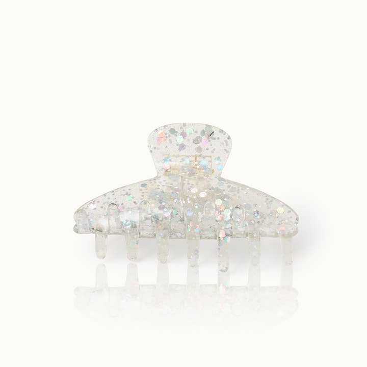 by Vivi. – Großhandel Haarclip – Damen – Haarspange Klassisch Silber Glitzer